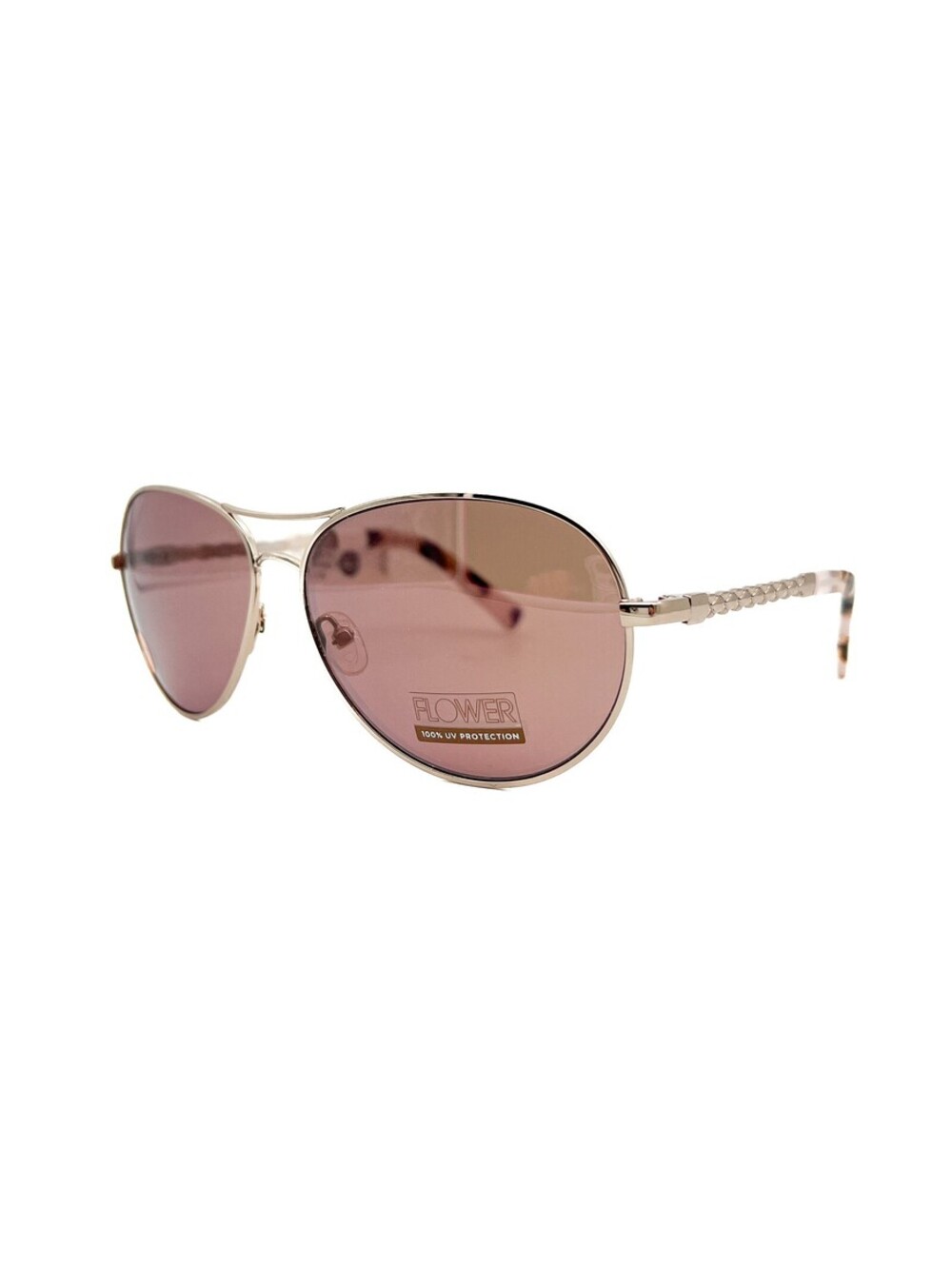 Flower Jasmine 3003 780 Rose Gold Aviator Authentic Sunglasses 60-14-130